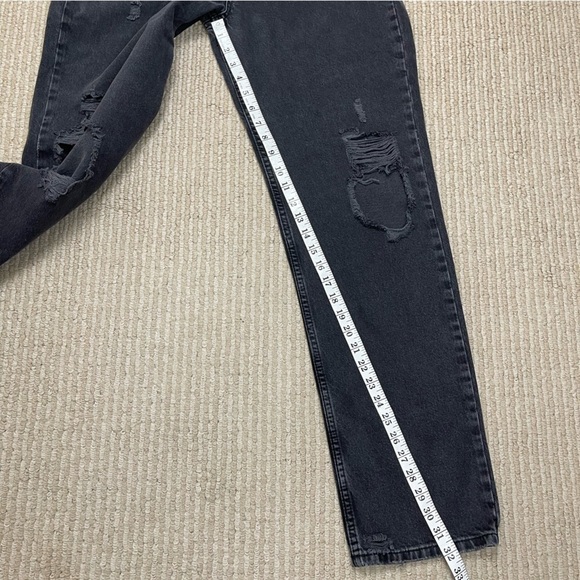 Free People We the Free The Lasso High Waist Straight Leg Jean Black Size 31 - Picture 13 of 15